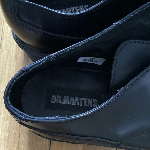 Dr Martens 8747 Men's Size 6 Black Leather Chunky Platform Oxford Shoes,No Laces - Picture 3 of 6